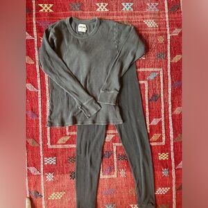 Rudy Jude Adult Signature Thermal Shirt and Pants - M - Ink